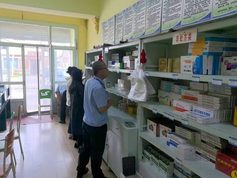 新巴尔虎左旗农牧业综合行政执法大队开展兽药、饲料专项执法检查工作